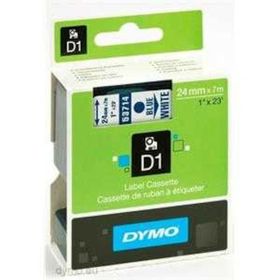 Dymo 720940-53714 D1 Beyaz-Mavi 24x7 m Şerit