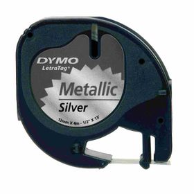 Dymo 721730-59429 Letragat Gri 12x4 m Metalik Şerit