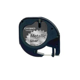 Dymo 721730-59429 Letragat Gri 12x4 m Metalik Şerit