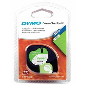 Dymo 91200 Beyaz 12 Mm x 4M Şerit Kağıt