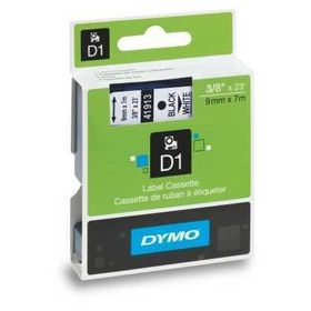 Dymo D1 40913 Beyaz-Siyah 9 mm x 7 m Yedek Şerit