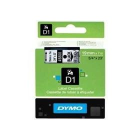 Dymo D1 45800 Şeffaf-Siyah 19 mm 7 mt Yedek Şerit
