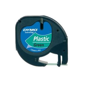 Dymo Letratag 12 mmx4 Metre Yeşi Plastik Şerit