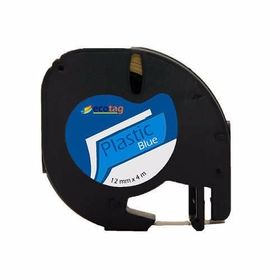 Dymo Letratag Muadili Mavi 12 mmx4 m Plastik Serit Etiket