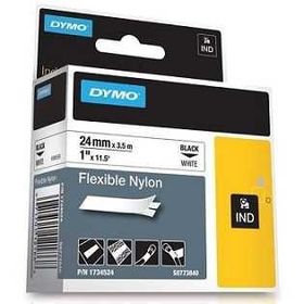 Dymo RhinoPro 1734524 Beyaz-Siyah 24mm x 3.5m Naylon Şerit