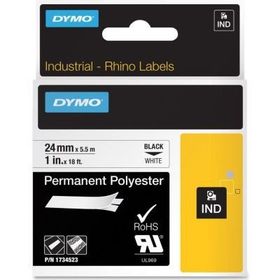 Dymo RhinoPro 18053 Beyaz-Siyah 24 mm 5.5 m Şerit