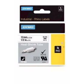 Dymo RhinoPro 18055 Beyaz-Siyah 12 mm x 1.5 m Şerit