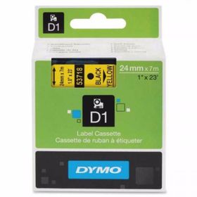 Dymo S0720730 Sarı-Siyah 9mmx7m D1 Etiket