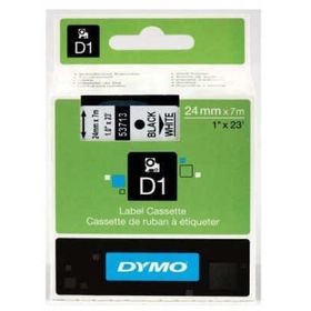 Dymo S0720930 Schriftbaender D1 24mmx7m Siyah-Beyaz Bant