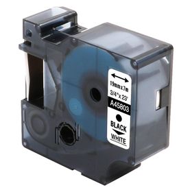 Dymo S0720930 Schriftbaender D1 24mmx7m Siyah-Beyaz Bant