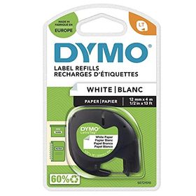 Dymo S0721510 12 mm 4 mt Beyaz LetraTag Kağıt Şerit