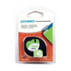 Dymo S0721510 12 mm 4 mt Beyaz LetraTag Kağıt Şerit