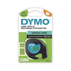 Dymo S0721510 12 mm x 4 mt Yeşil LetraTag Kağıt Şerit