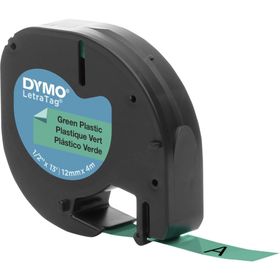 Dymo S0721510 12 mm x 4 mt Yeşil LetraTag Kağıt Şerit