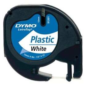 Dymo S0721610 Letratag Beyaz 12 mm X 4 mt Plastik Şerit