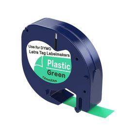 Dymo S0721640 Yeşil 12mmx4m Letratag Plastik Şerit