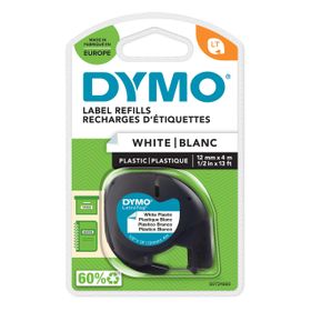 Dymo S0721660 LetraTag Plastik Şerit 12 mm X 4 mt Beyaz