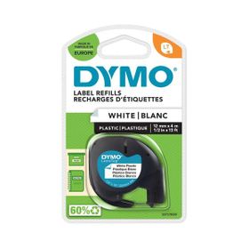 Dymo S0721660 LetraTag Plastik Şerit 12 mm X 4 mt Beyaz