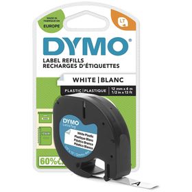 Dymo S0721660 LetraTag Plastik Şerit 12 mm X 4 mt Beyaz