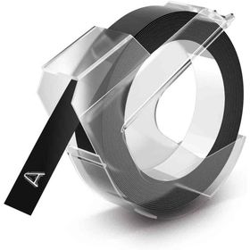 Dymo S0898130 Siyah 9x3 m Şerit Kabartma