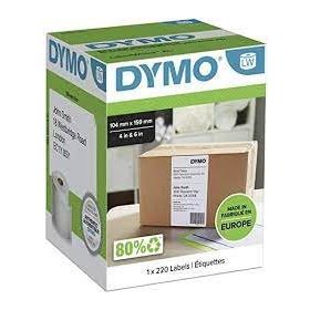 DYMO S0904980 LW 4XL 220 Adet 104x159 mm Ekstra Geniş Sevkiyat Etiketi