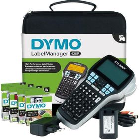 Dymo S0915480 LM 420P Etiket Makinesi ve 4 D1 Etiket Çantalı Kit