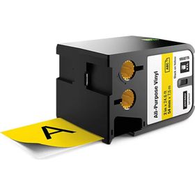 Dymo XTL 1868775 Sarı-Siyah 54x7 mm Vinil Etiket