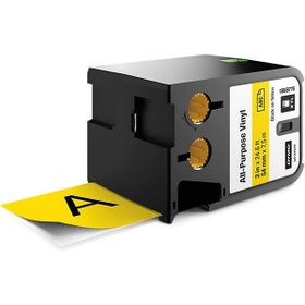 Dymo XTL 1868775 Sarı-Siyah 54x7 mm Vinil Etiket
