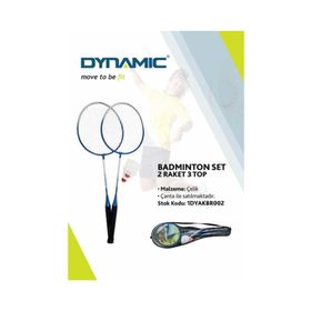 Dynamic 2 Raket 3 Top Badminton
