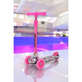 Dynamic HT288 Pembe 3 Tekerlekli Yeni Nesil Scooter