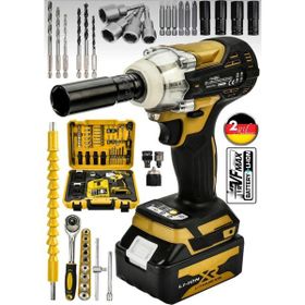 Dynamic Max 128VF Professional Somun Bijon Sökme Şarjlı Darbeli 32 Parça Vidalama Matkap