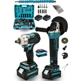 Dynamic Max 2'li Set 128VF Şarjlı Taşlama Şarjlı Somun Sıkma Sökme Matkap