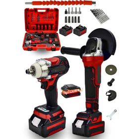 Dynamic Max 2'li Set 128VF Şarjlı Taşlama Şarjlı Somun Sıkma Sökme Matkap