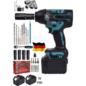 Dynamic Max Alman 950NM 996VX 20AH Akülü Torklu Somun Bijon Sökme Takma Sıkma Kömürsüz Matkap