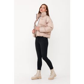 Dynamo 5006 Bej Oversize Şişme Kadın Mont