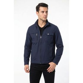 Dynamo 8094 BGL-ST05337 Lacivert Erkek Mevsimlik Kanvas Spor Mont
