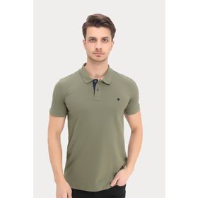 Dynamo T621 Erkek Siyah Polo Yaka Likralı T-shirt
