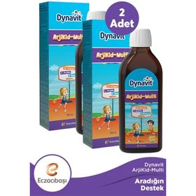 Dynavit Arjikid-Multi L-Arjinin 10 Vitamin 5 Mineral 2x150 ml Sıvı