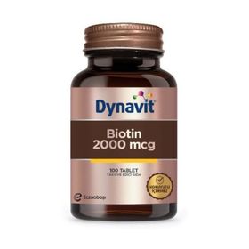 Dynavit Biotin İçeren 2000 mcg 100 Tablet