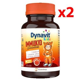 Dynavit Kids Immukid Gummies 2x60 Çiğnenebilir Tablet