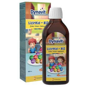 Dynavit Lizinkid Vitamin B12 150 ml Şurup