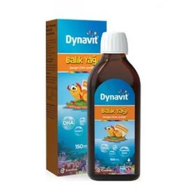Dynavit Portakal Aromalı 150 ml Balık Yağı Şurubu
