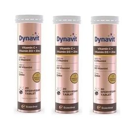 Dynavit Vitamin C Vitamin D3 Zinc 20 Efervesan Tablet