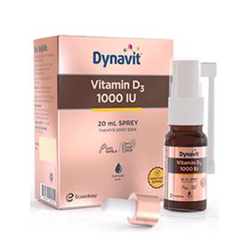 Dynavit Vitamin D3 1000 IU İçeren 10 ml Sprey