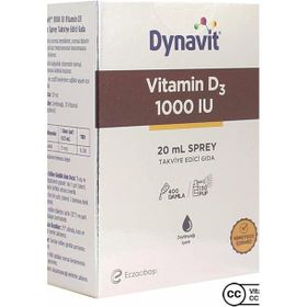Dynavit Vitamin D3 1000 IU İçeren 10 ml Sprey