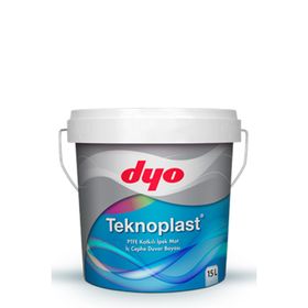 Dyo 0001 Beyaz 15 lt Teknoplast Teflonlu Antibakteriyel İpek Mat İç Cephe Duvar Boyası
