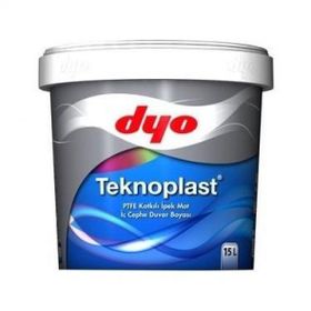 Dyo 0001 Beyaz 15 lt Teknoplast Teflonlu Antibakteriyel İpek Mat İç Cephe Duvar Boyası