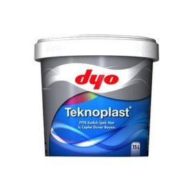 Dyo 0001 Beyaz 15 lt Teknoplast Teflonlu Antibakteriyel İpek Mat İç Cephe Duvar Boyası
