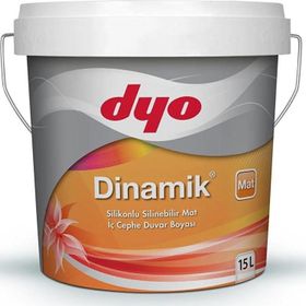 Dyo 0390 15 lt Dinamik İpek Mat Silikonlu Silinebilir İç Cephe Duvar Boyası