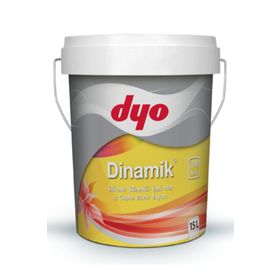 Dyo 0542 Rozet Gümüşü 15 lt Dinamik Silikonlu Silinebilir İpekmat İç Cephe Duvar Boyası